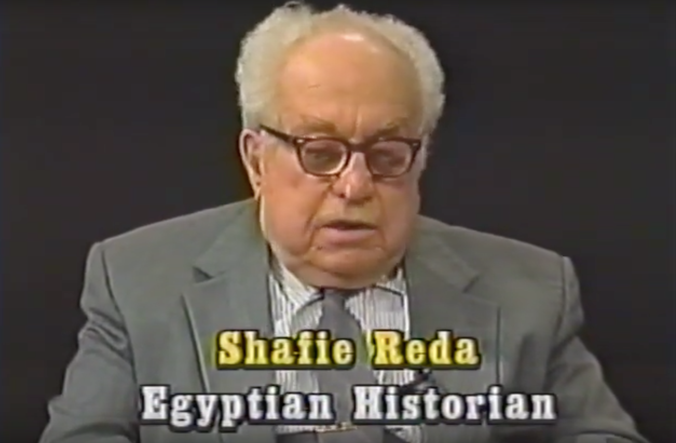 BeLAhdan 1996   بالأحضان مع الأستاذ شفيع رضا، البداية والنهاية في حضارة مصر الحديثة