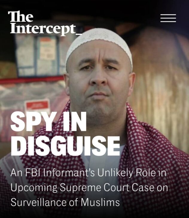Craig Monteilh, pictured in Arab cultural dress, was recruited by the FBI to spy on Muslims. Photo: Gina Ferazzi/Los Angeles Times via Getty Images