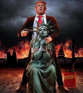 Trump  beheading our liberity 